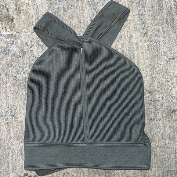 Club Monaco Olive Halter Top - Picture 4 of 6